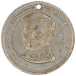 TILDEN MEDAL WITH HENDRICKS REVERSE  DeWITT 1876-1 IN SILVERED BRASS.