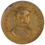 COLFAX RARE MEDAL DeWITT  SC-1868-3 IN BRASS.