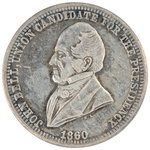 JOHN BELL 1860 RARE SILVER MEDAL DeWITT 1860-7.