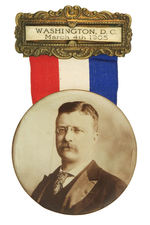 TR 1905 INAUGURAL RIBBON BADGE.