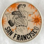 SAN FRANCISCO GIANTS C. 1964 FLICKER BUTTON.