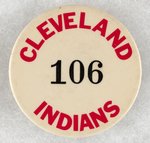 CLEVELAND INDIANS USHER/VENDOR MUCHINSKY BOOK PHOTO EXAMPLE BUTTON.