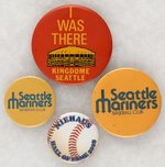 SEATTLE MARINERS LOT OF FOUR BUTTONS.