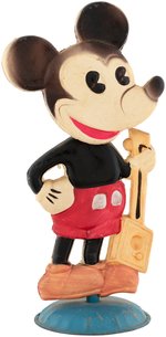 MICKEY MOUSE CELLULOID WIND-UP NODDER.