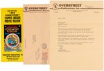 "THE OVERSTREET COMIC BOOK PRICE GUIDE" LIMITED EDITION SIGNED LEATHER BOUND HARDCOVER PAIR.