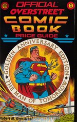 "THE OVERSTREET COMIC BOOK PRICE GUIDE" LIMITED EDITION SIGNED LEATHER BOUND HARDCOVER PAIR.