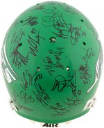 NEW YORK JETS 1996 TEAM SIGNED FOOTBALL HELMET.