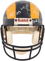 LOS ANGELES RAMS 1994 TEAM SIGNED FOOTBALL HELMET.