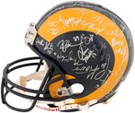 LOS ANGELES RAMS 1994 TEAM SIGNED FOOTBALL HELMET.