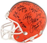 CLEVELAND BROWNS 1999 TEAM SIGNED HELMET.