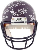 NORTHWESTERN WILDCATS 1995 TEAM SIGNED FOOTBALL HELMET.