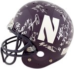 NORTHWESTERN WILDCATS 1995 TEAM SIGNED FOOTBALL HELMET.