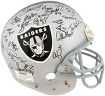 OAKLAND RAIDERS 1998 TEAM SIGNED FOOTBALL HELMET.