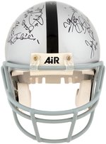 OAKLAND RAIDERS 1998 TEAM SIGNED FOOTBALL HELMET.