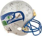 SEATTLE SEAHAWKS 1995 TEAM SIGNED FOOTBALL HELMET.