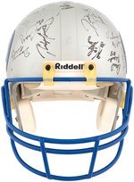 SEATTLE SEAHAWKS 1995 TEAM SIGNED FOOTBALL HELMET.