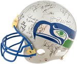 SEATTLE SEAHAWKS 1995 TEAM SIGNED FOOTBALL HELMET.