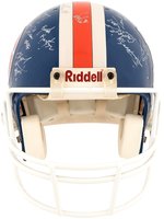 DENVER BRONCOS 1993 TEAM SIGNED FOOTBALL HELMET.