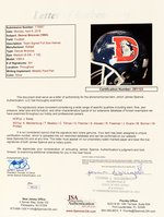 DENVER BRONCOS 1993 TEAM SIGNED FOOTBALL HELMET.