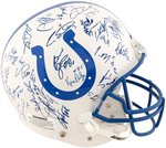 INDIANAPOLIS COLTS 1995 TEAM SIGNED FOOTBALL HELMET.