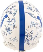 INDIANAPOLIS COLTS 1995 TEAM SIGNED FOOTBALL HELMET.