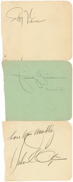 DUKE ELLINGTON & BAND MEMBERS AUTOGRAPH TRIO.