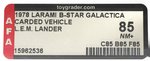 "BATTLESTAR GALACTICA L.E.M. LANDER AND SPACE VIEWER" AFA PAIR.