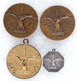 TIFFANY 3 BRONZE AND 1 STERLING MEDALS FOR METROPOLITAN LIFE INS. W.W.S. SALES OVER $5000.