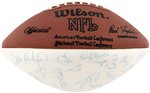 WASHINGTON REDSKINS 1992 TEAM SIGNED NFL FOOTBALL.