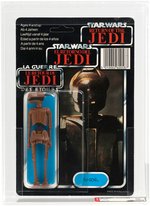 PALITOY "STAR WARS: RETURN OF THE JEDI - EV-9D9" TRI-LOGO AFA 80 NM.