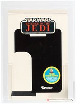 "STAR WARS: REVENGE OF THE JEDI - BLANK TEST" PROOF CARD AFA 90 NM+/MT.