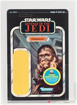 "STAR WARS: REVENGE OF THE JEDI - CHEWBACCA" PROOF CARD AFA 85 NM+.