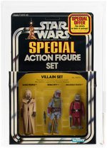 "STAR WARS - VILLAIN SET" 3-PACK SERIES 2 AFA 80 NM.