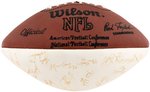 GREEN BAY PACKERS 1990 TEAM SIGNED NFL FOOTBALL.