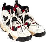 SCOTT WILLIAMS GAME USED SIGNED ADIDAS SNEAKERS.