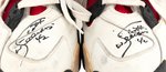 SCOTT WILLIAMS GAME USED SIGNED ADIDAS SNEAKERS.