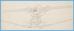 MICKEY'S CIRCUS PRODUCTION DRAWING TRIO FEATURING MICKEY MOUSE AND DONALD DUCK.