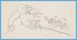 ALPINE CLIMBERS PRODUCTION DRAWING FEATURING DONALD DUCK.