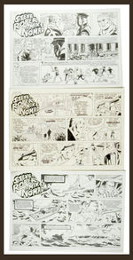 "STEVE ROPER/YOU SOLVE IT" ORIGINAL STRIP ART LOT.