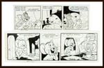 COMIC CHARACTER DAILY STRIP ORIGINAL ART LOT.