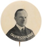 "CALVIN COOLIDGE" PORTRAIT BUTTON HAKE #2012.