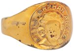 RADIO ORPHAN ANNIE SIGNET AND TWO-INITIAL 1930s PREMIUM RINGS HIGH GRADE.