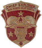 BUCK ROGERS HIGHEST RANK CREAM OF WHEAT CLUB BADGE FOR "CHIEF EXPLORER"