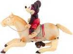 MICKEY MOUSE ON BUCKING BRONC CELLULOID WIND-UP.