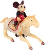 MICKEY MOUSE ON BUCKING BRONC CELLULOID WIND-UP.