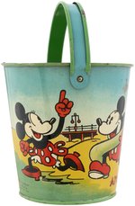 MICKEY MOUSE & FRIENDS RARE "ATLANTIC CITY" SMALL SAND PAIL.