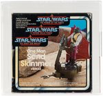 PALITOY "STAR WARS: POWER OF THE FORCE - SAND SKIMMER" TRI-LOGO AFA 80 NM.