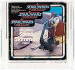 PALITOY "STAR WARS: POWER OF THE FORCE - SAND SKIMMER" TRI-LOGO AFA 80 NM.