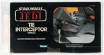 "STAR WARS: RETURN OF THE JEDI - TIE INTERCEPTOR" AFA 85 NM+.