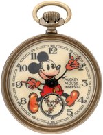 "MICKEY MOUSE INGERSOLL" ENGLISH POCKET WATCH (SECOND VERSION).